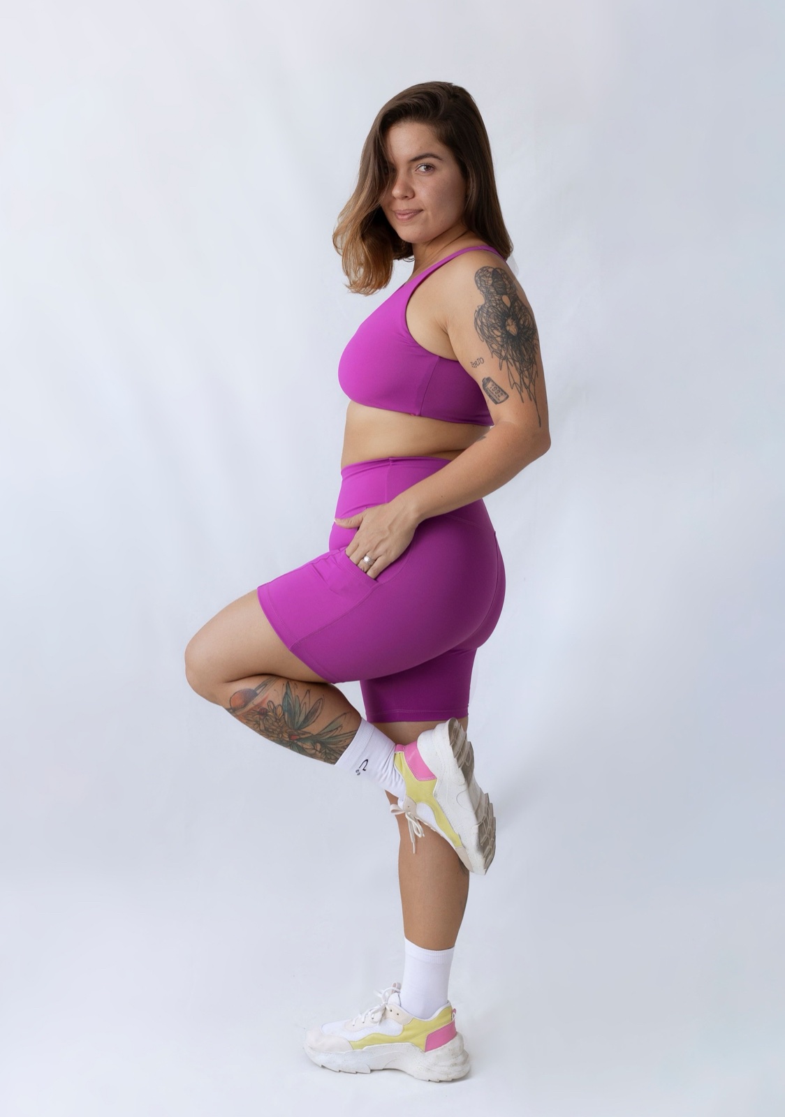 Biker Short Move Recover Petúnia - Imagem 2