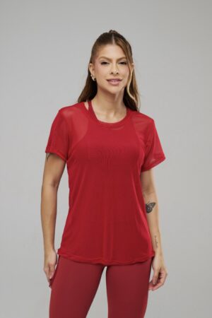 Baby Look Tule Sangria